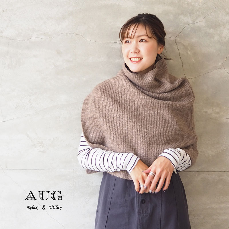 楽天市場】AUG オーグ スヌード レディース キャメルウールスヌード