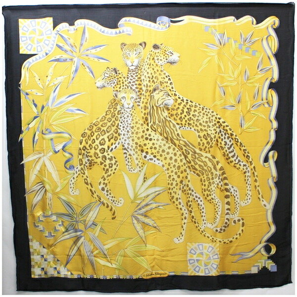 楽天市場】サルヴァトーレ フェラガモ シルク 大判スカーフ ストール