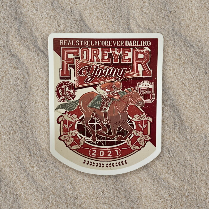 楽天市場】競走馬フォーエバーヤング Forever Young ステッカースマホ