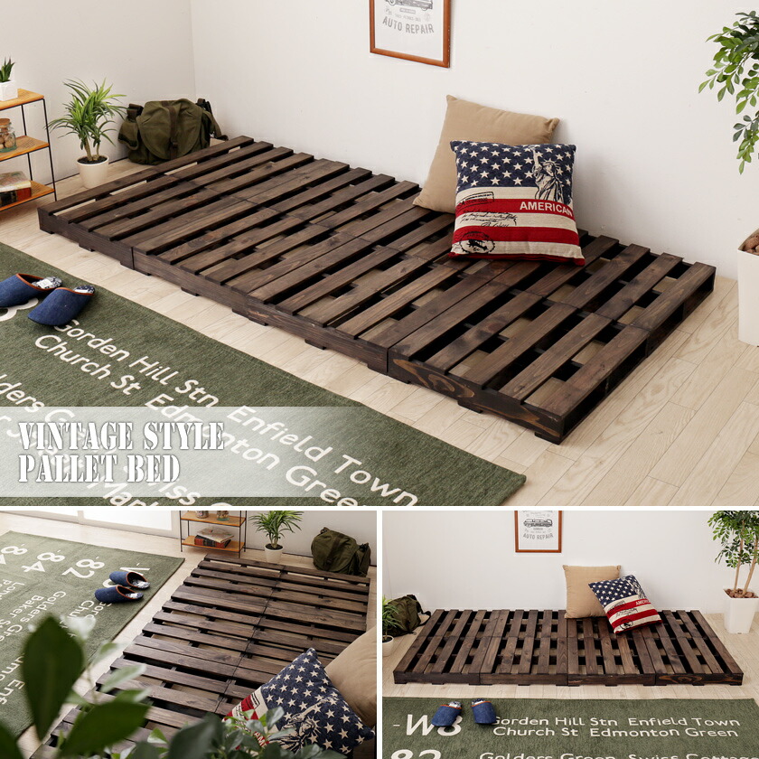 楽天市場】＼ポイント5倍☆28日まで！／ パレット パレットベッド