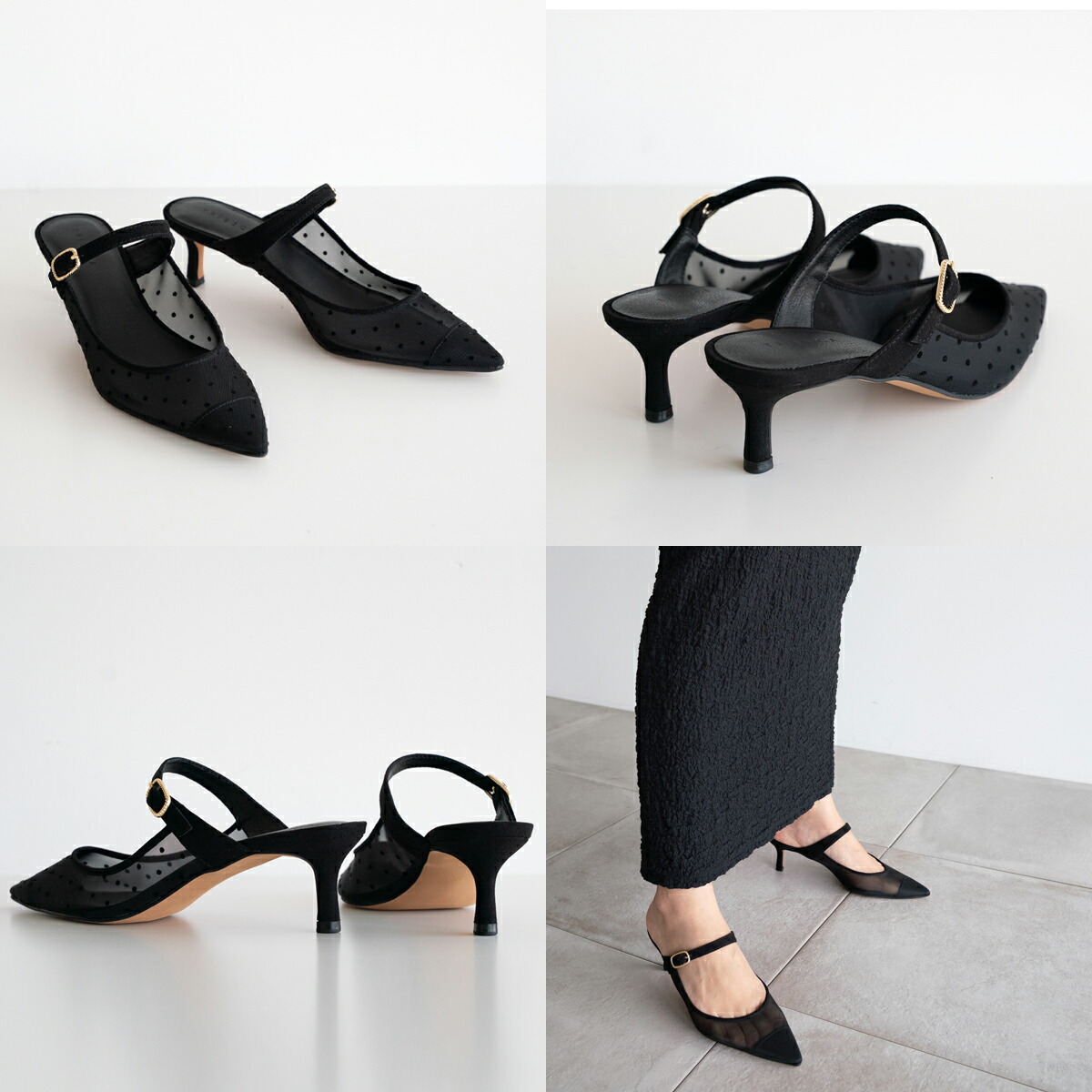 楽天市場】ミュール サンダル レディース ポインテッドトゥ 5.5cm