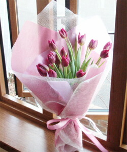 楽天市場】チューリップのシンプル花束（20本タイプ） : フラワー