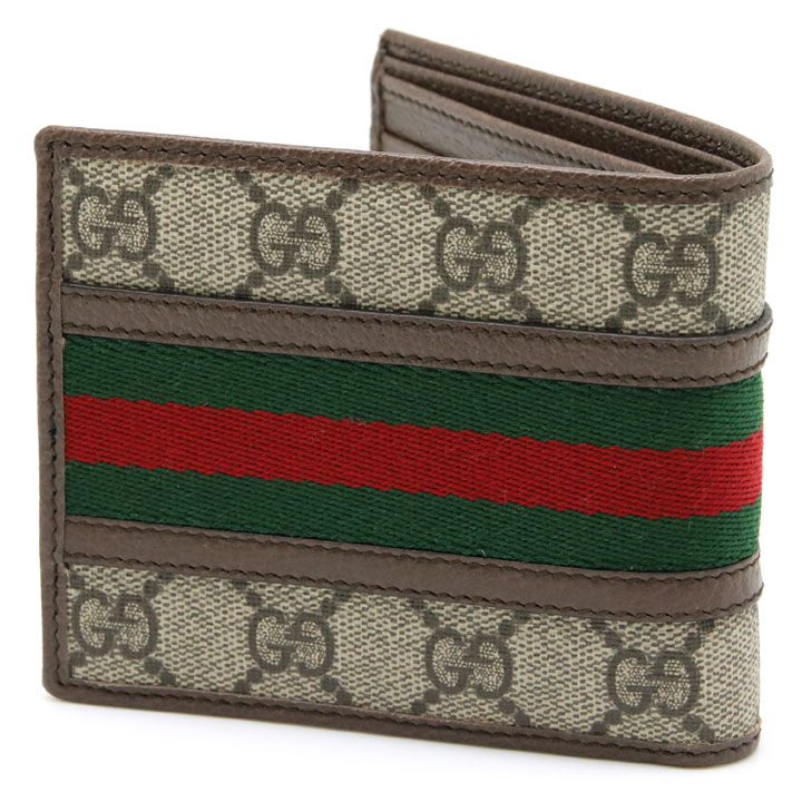楽天市場】グッチ 財布 GUCCI 二つ折り財布 GGスプリームキャンバス
