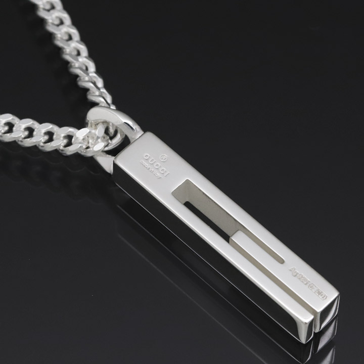 楽天市場】グッチ ネックレス GUCCI ペンダント シルバー アクセサリー