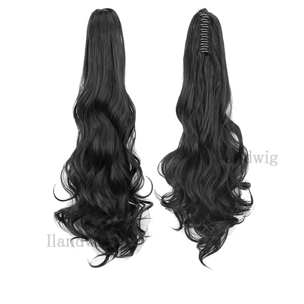 楽天市場】ポニーテール バンスクリップ ポイントウィッグ ストレート