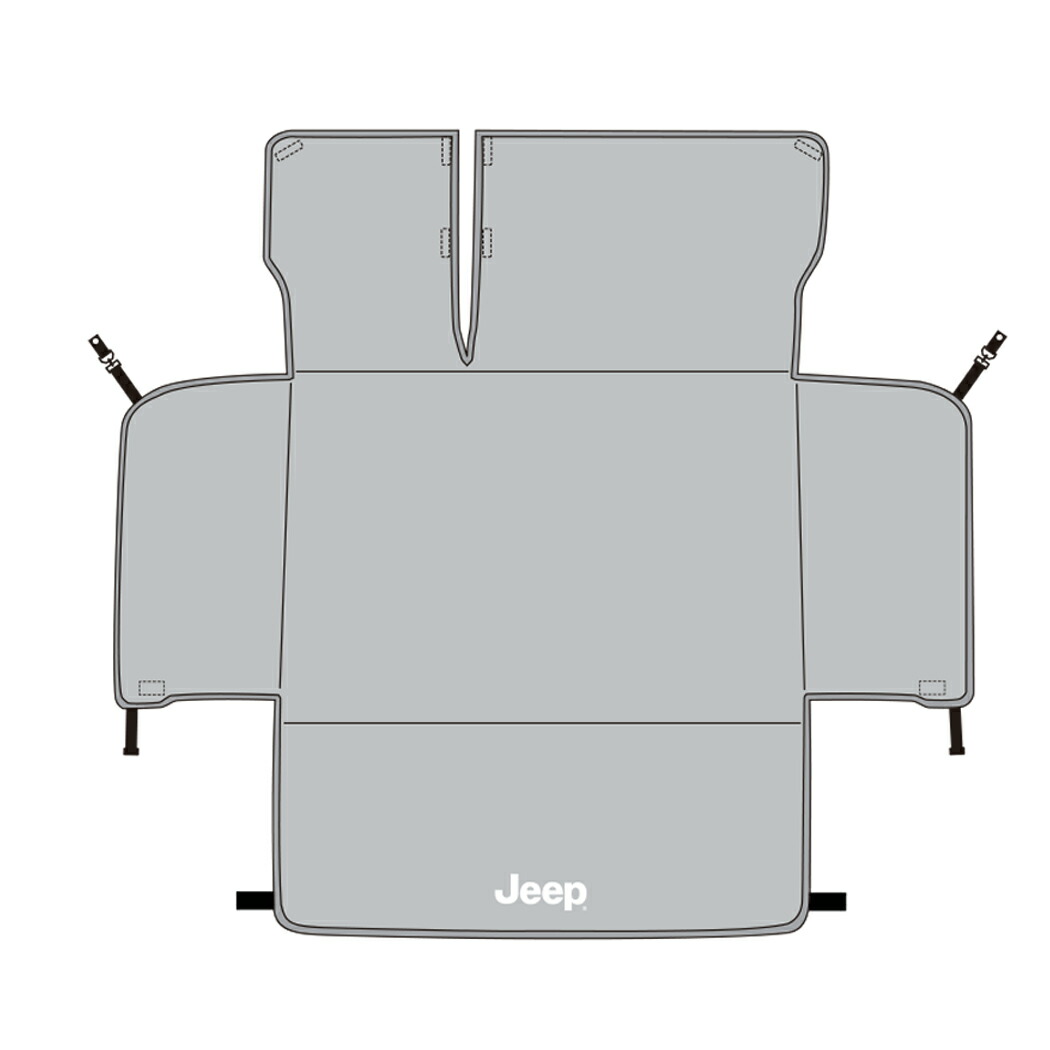 楽天市場】【 JEEP 純正 即日出荷 】ラゲッジ フルカバー JLラングラー