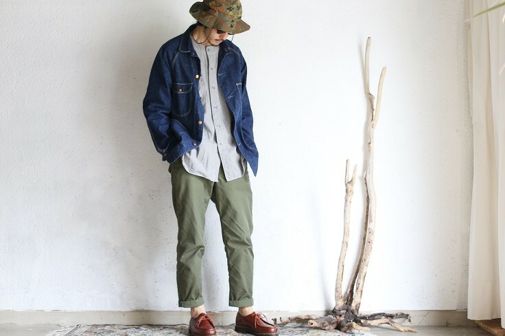楽天市場】【orslow】 1950 DENIM COVER ALL One Wash 9oz(オンス