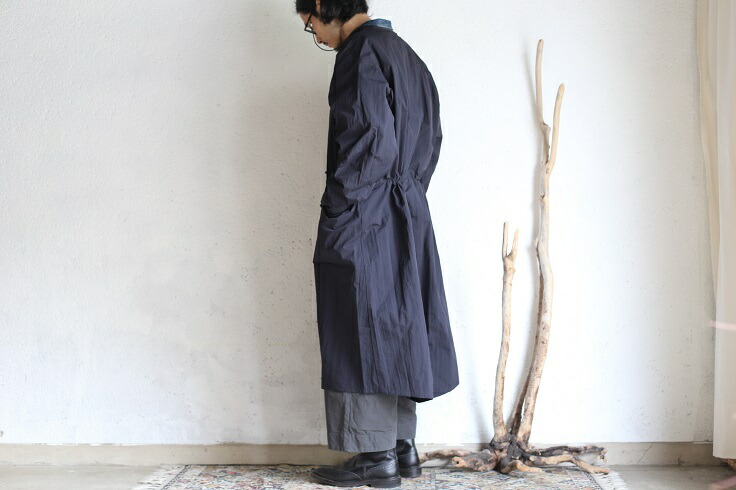 楽天市場】【40%OFFセールSALE】【orslow】ARMY NO COLLAR COAT BLACK