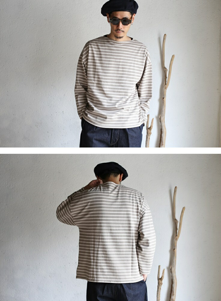 楽天市場】【30%offSALE】【Kaptain Sunshine】Suvin Boat neck Shirt
