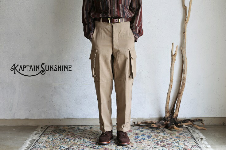 楽天市場】【50%offSALE】【Kaptain Sunshine】 Cargo Pants KHAKI