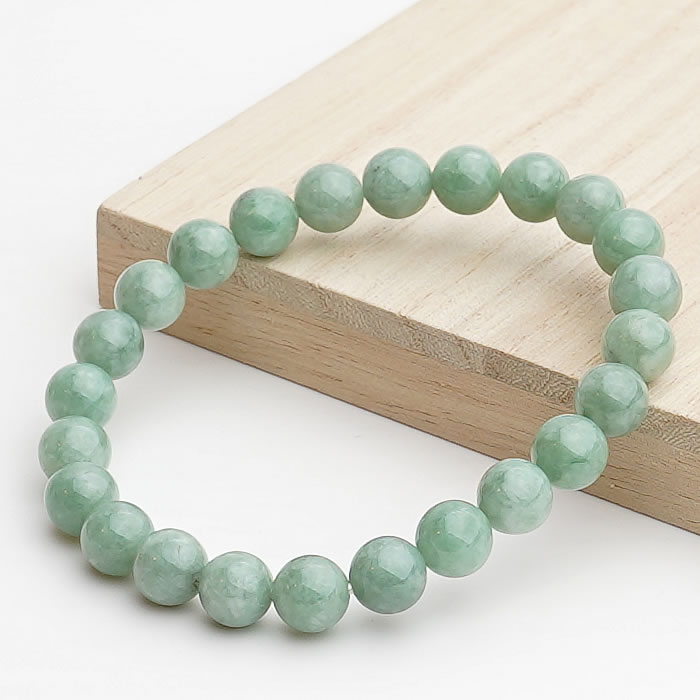 楽天市場】【高品質】天然本翡翠 8mm ミャンマー産 ブレスレット