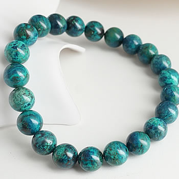 ❤️「迫力の天然マーブル 」クリソコラ バングル 12㎜ 天然石