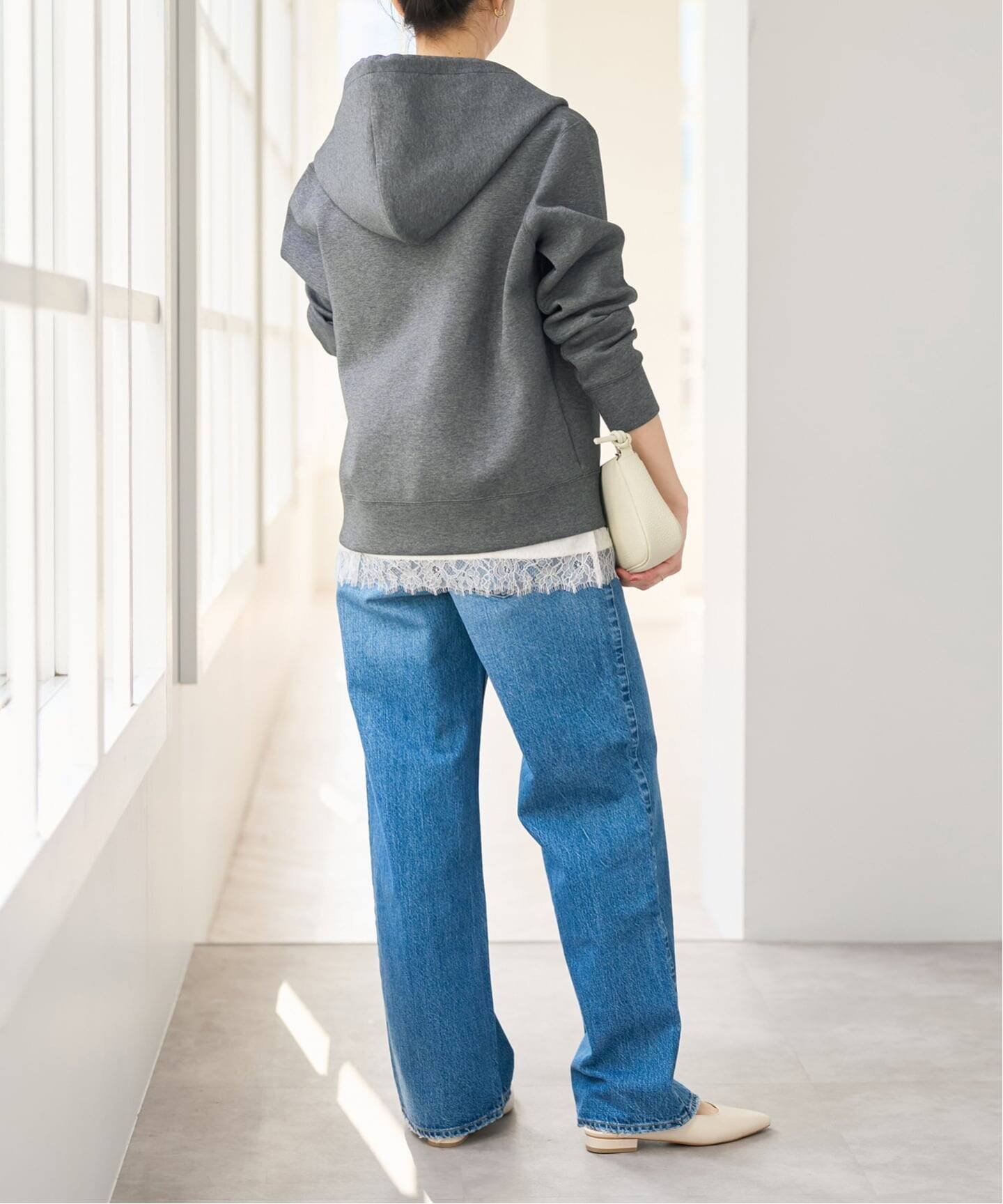 Spick & Span｜《新色有り / 追加》ストレッチジップフードパーカー