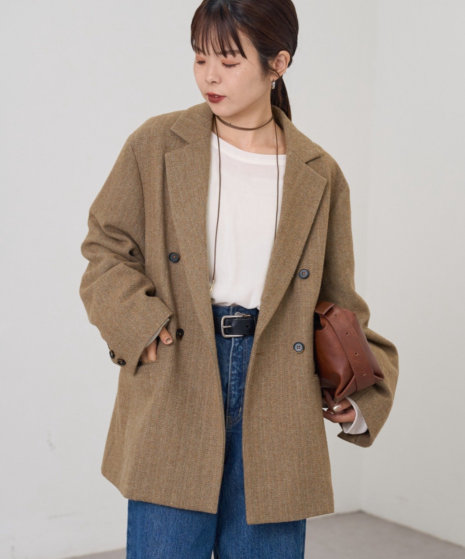 CIAOPANIC TYPY｜ツィードオーバージャケット | Rakuten Fashion(楽天