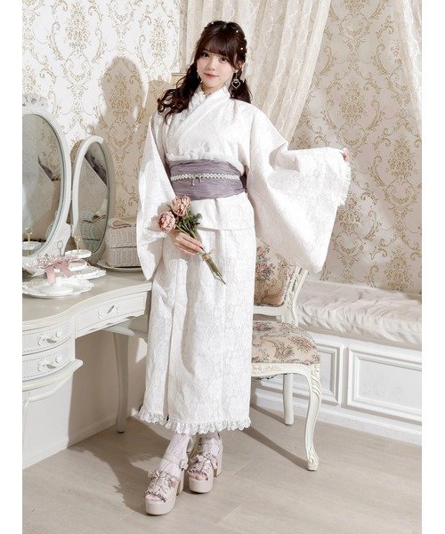 NOEMIE｜お嬢さん総レースフリルセパレート浴衣 | Rakuten Fashion