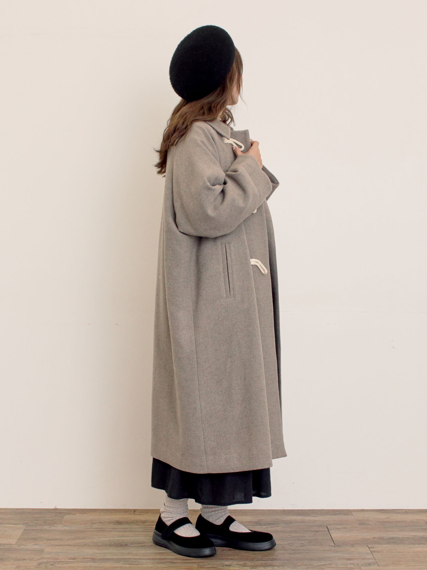 Samansa Mos2｜[タスマニアウール]2WAY襟ロングコート | Rakuten