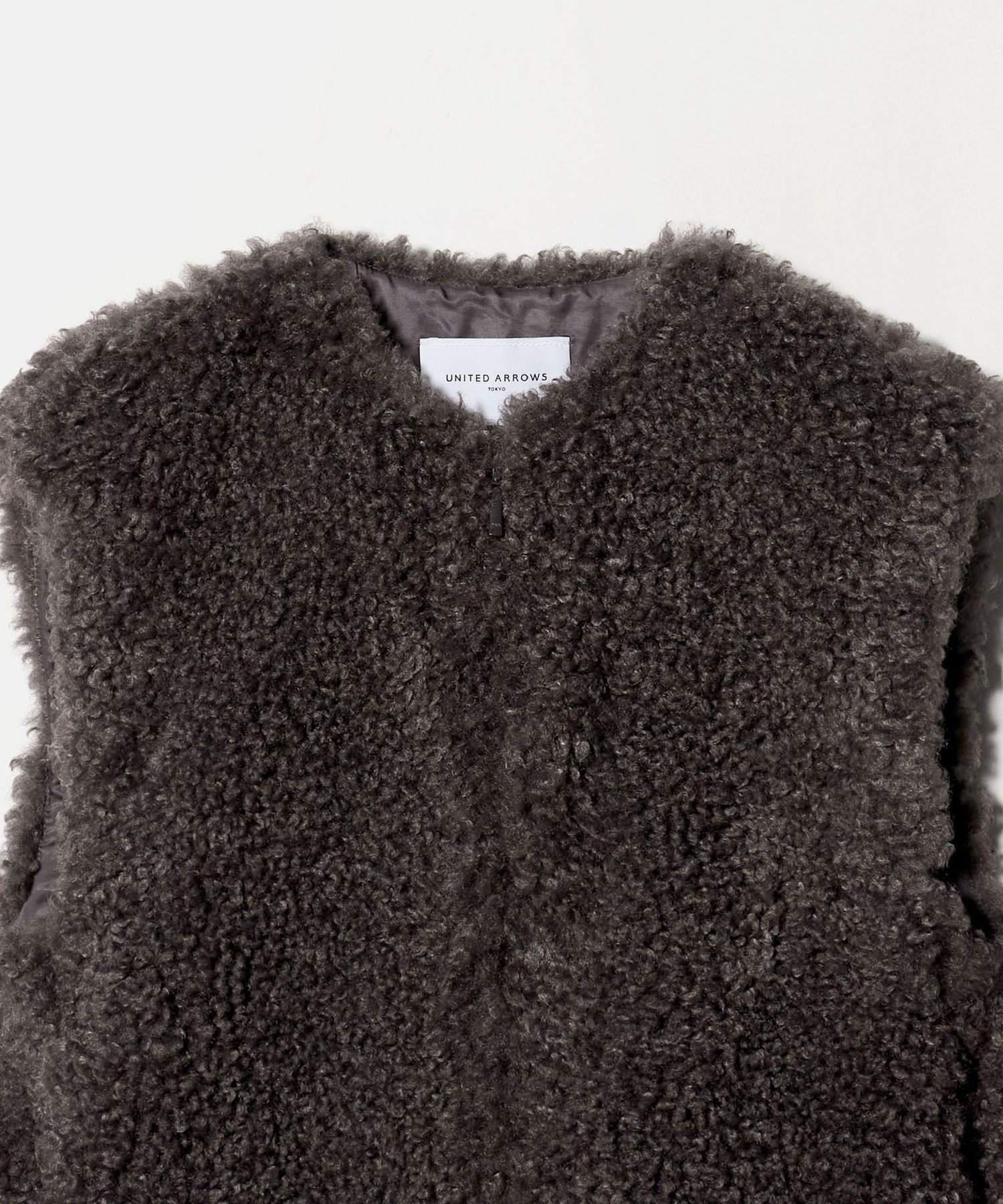 UNITED ARROWS｜ファーライク ボア ベスト | Rakuten Fashion(楽天