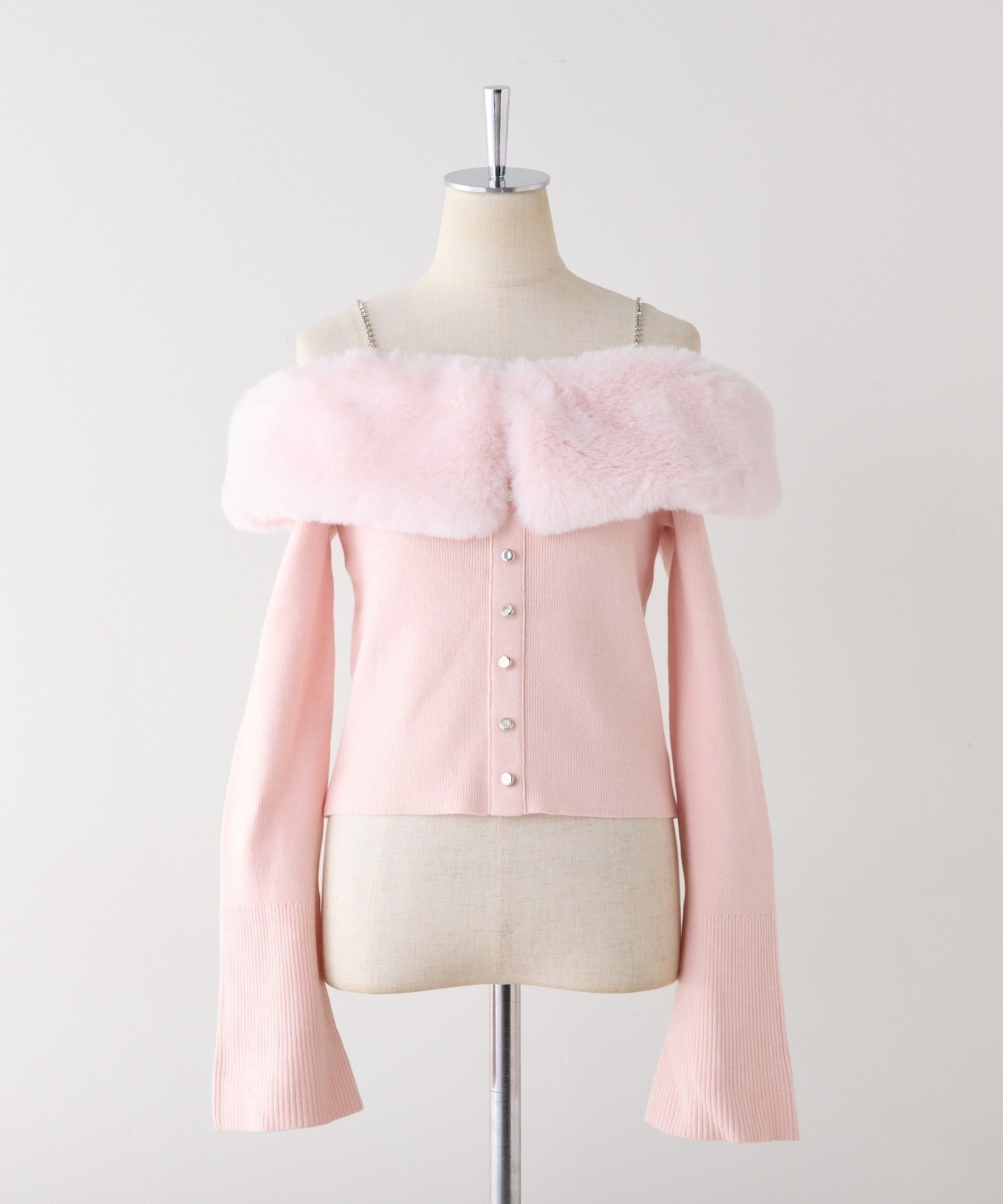 one after another NICE CLAUP｜【REVIVAL】ビジューファーニット