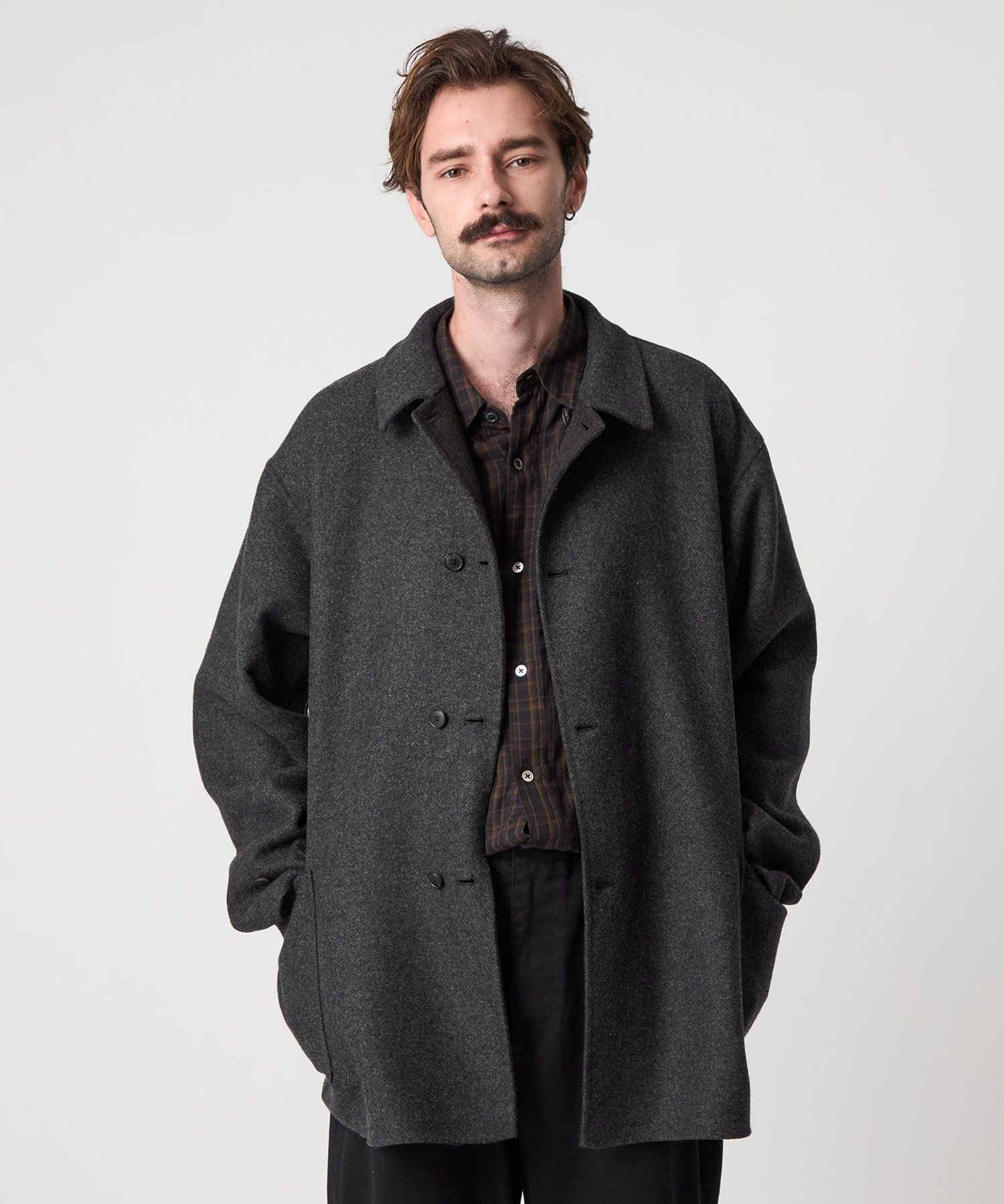 ＜Steven Alan＞ PAOLA リバーシブル ハーフ コート Steven Alan＞ PAOLA リバーシブル ハーフ コート