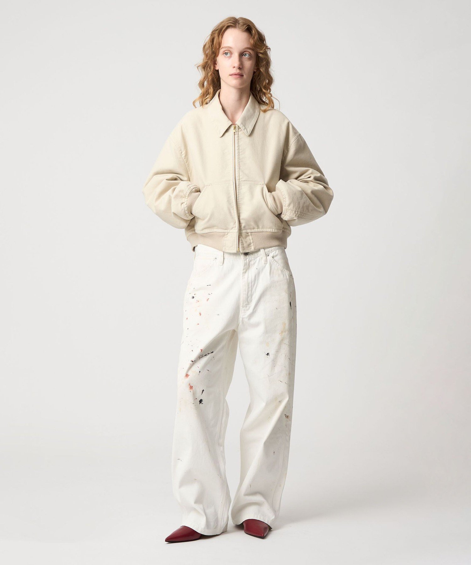 ６(ROKU) コットンピーチ ブルゾン BEAUTY&YOUTH UNITED ARROWS｜<6(ROKU)>コットンピーチ ブルゾン