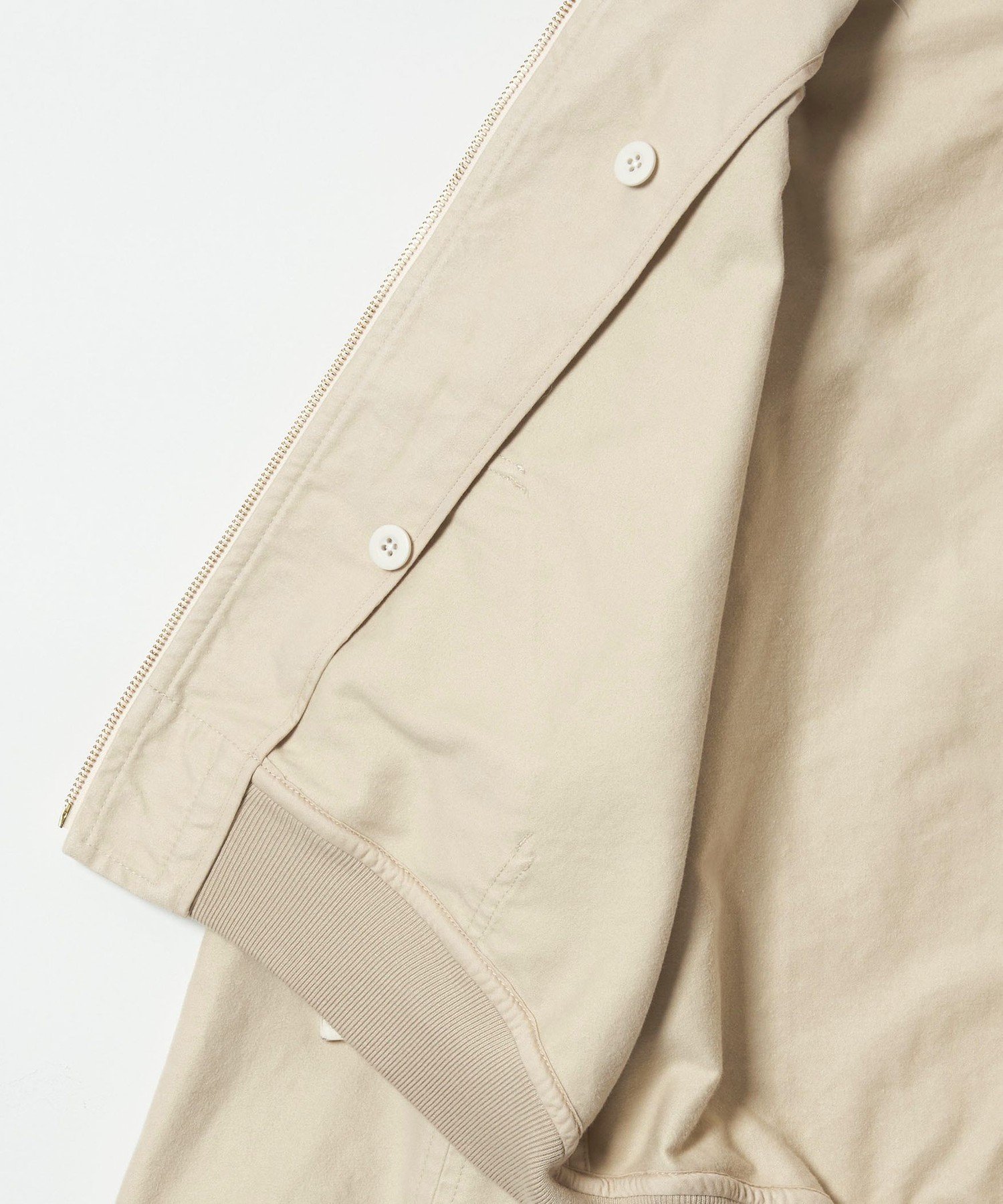 ６(ROKU) コットンピーチ ブルゾン BEAUTY&YOUTH UNITED ARROWS｜<6(ROKU)>コットンピーチ ブルゾン