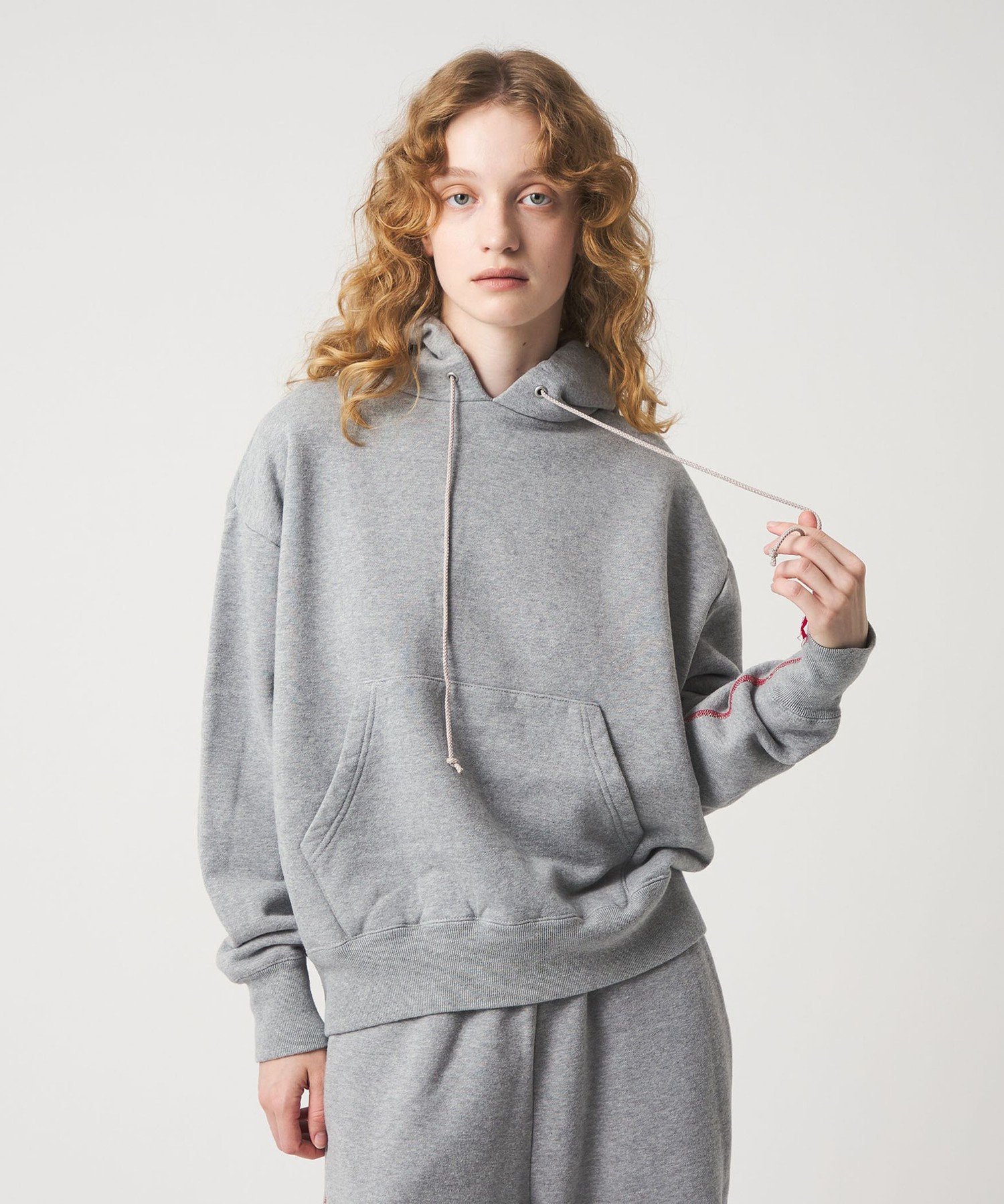 ＜6(ROKU)＞コットン ウラケ フーディ-MD.GRAY BEAUTY&YOUTH UNITED ARROWS｜<6(ROKU)>コットン ウラケ フーディー