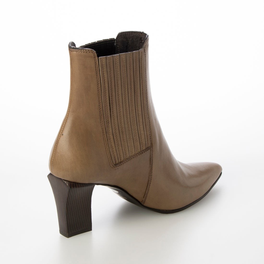 RABOKIGOSHI｜7.5cmヒール本革サイドゴアブーツ | Rakuten Fashion