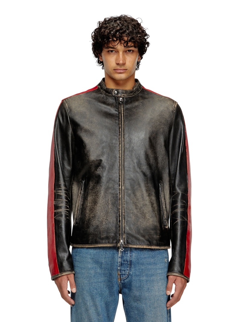 楽天市場】DIESEL メンズ レザージャケット ディーゼル ジャケット