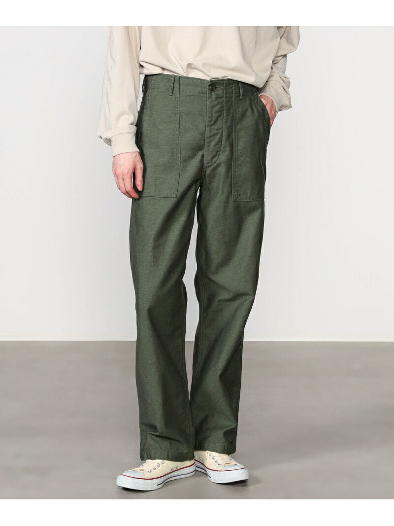 楽天市場】Bshop orSlow ｜ バックサテン ファティーグパンツ MEN