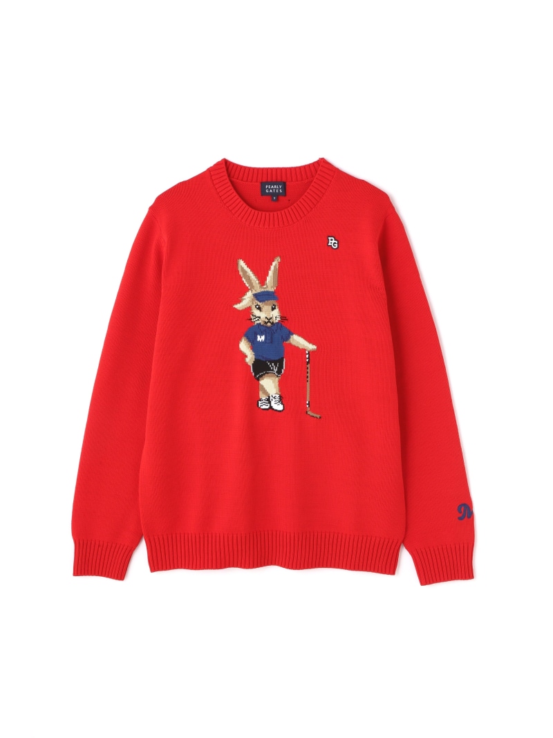 楽天市場】PEARLY GATES インターシャクルーネックニット ＜トラッド