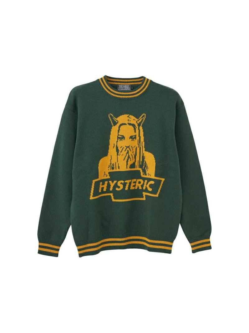 楽天市場】HYSTERIC GLAMOUR DEVIL MADE ME DO IT編込 セーター