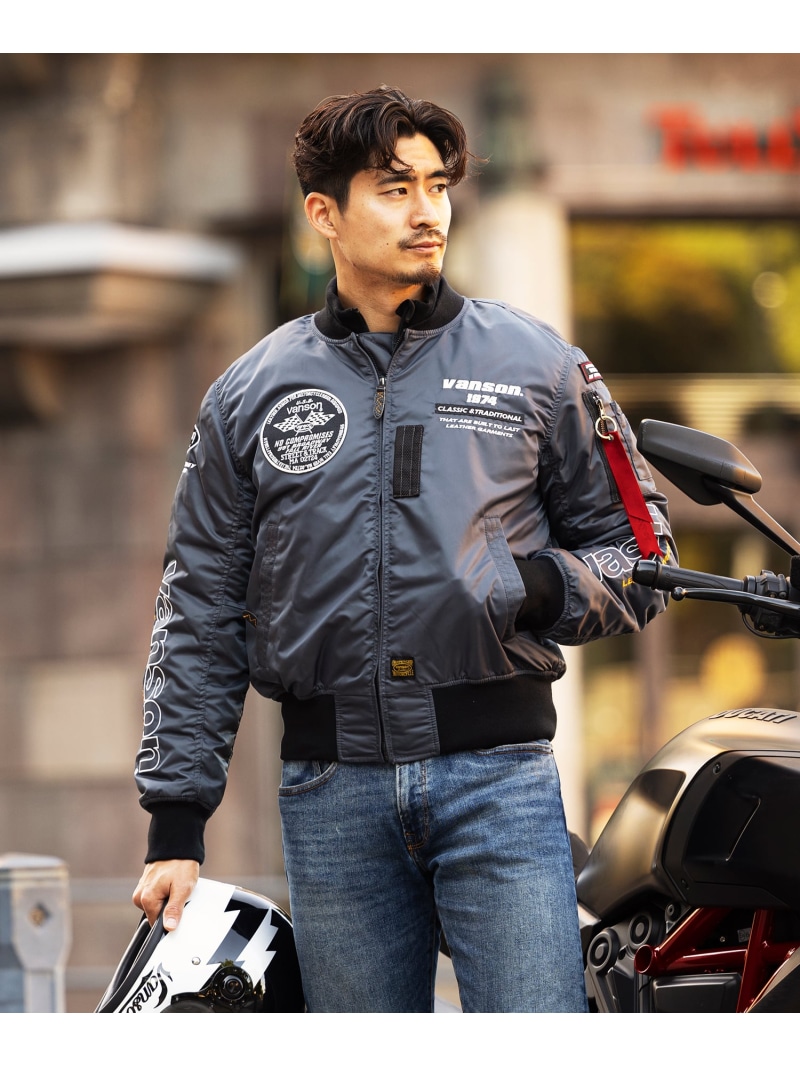 楽天市場】【SALE／20%OFF】Vanson Leathers MA-1 JACKET バンソン