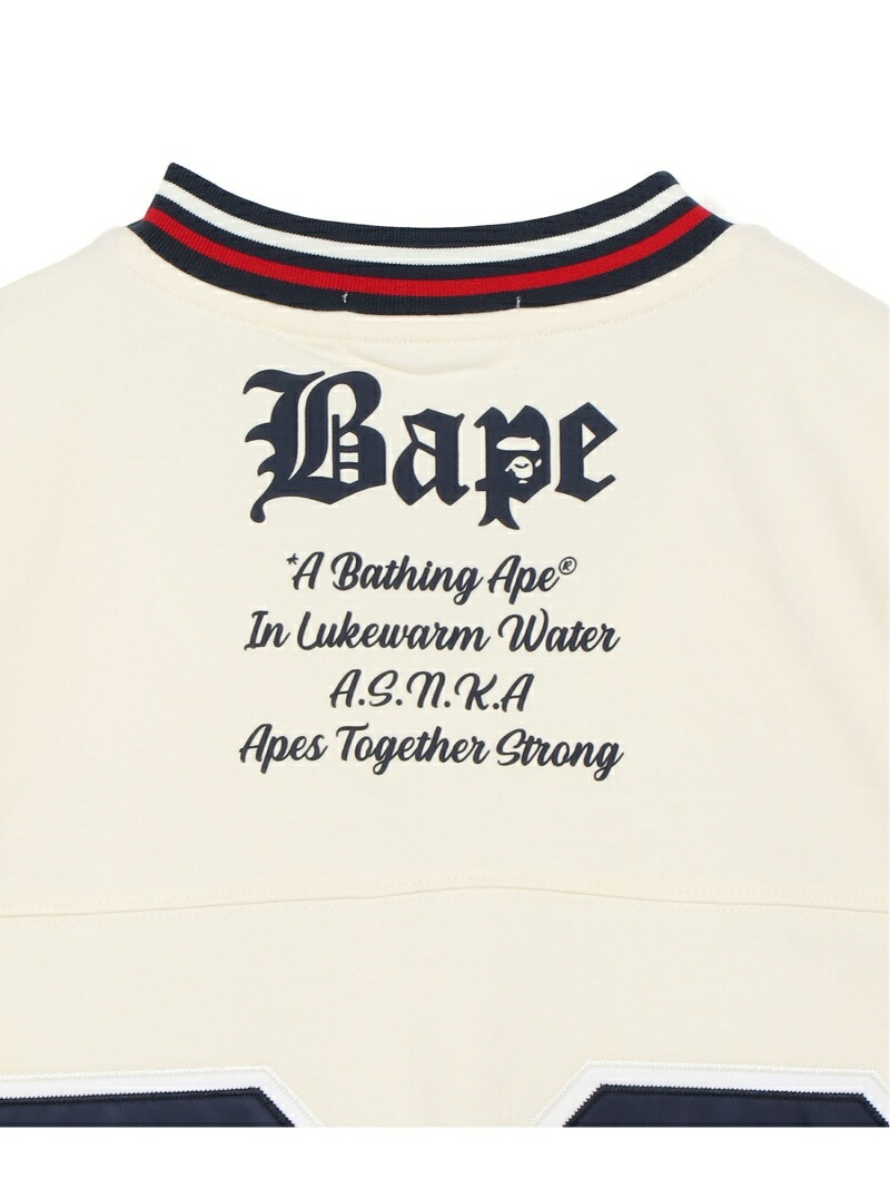 楽天市場】A BATHING APE FOOTBALL JERSEY ア ベイシング エイプ