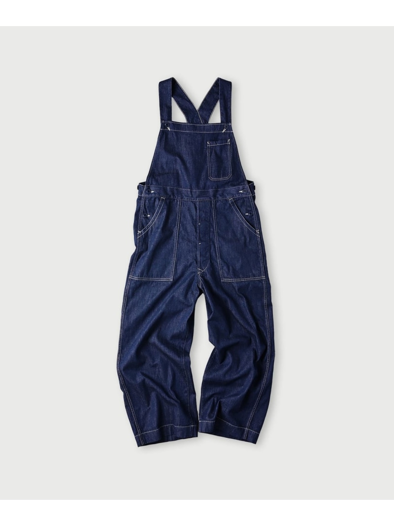 楽天市場】45R モンプデニムの908オーバーオール(濃) フォーティ