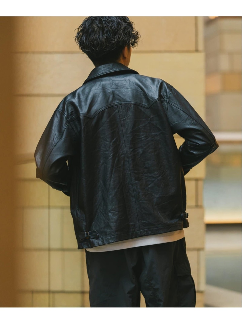 楽天市場】【SALE／30%OFF】417 EDIFICE UPCYCLE LETHER BLOUSON