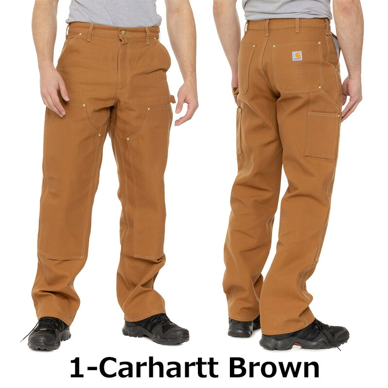 楽天市場】カーハート ダブルニー パンツ ブラウン（インチ40