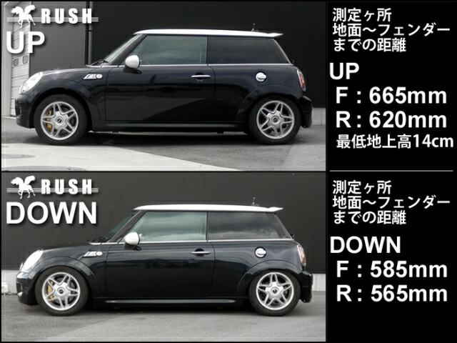 楽天市場】車高調キット ミニ MINI R56 2007〜2015 IMPORT CLASS