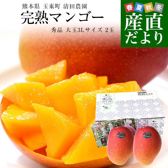 楽天市場】熊本県から産地直送 玉東町 清田農園 完熟マンゴー 秀品