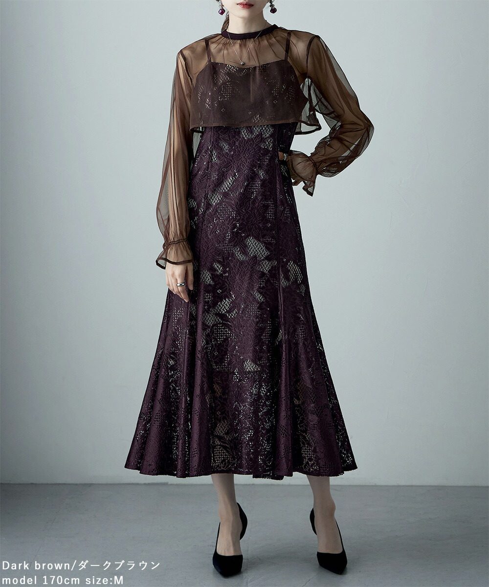 楽天市場】3wayシフォンボレロ&レースキャミドレス ワンピース ワンピ