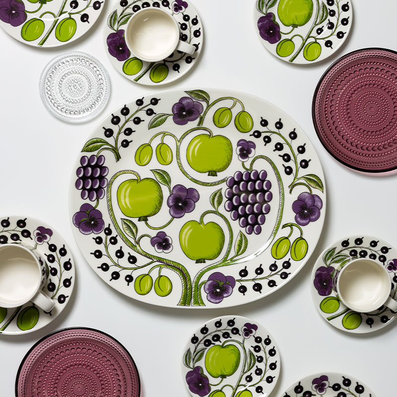 楽天市場】アラビア / パラティッシ サービングプラター36cm パープル