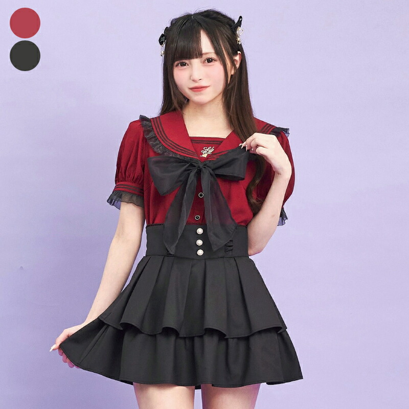 楽天市場】☆ティアードタックフレアスカパン1/5 18:00マークダウン5