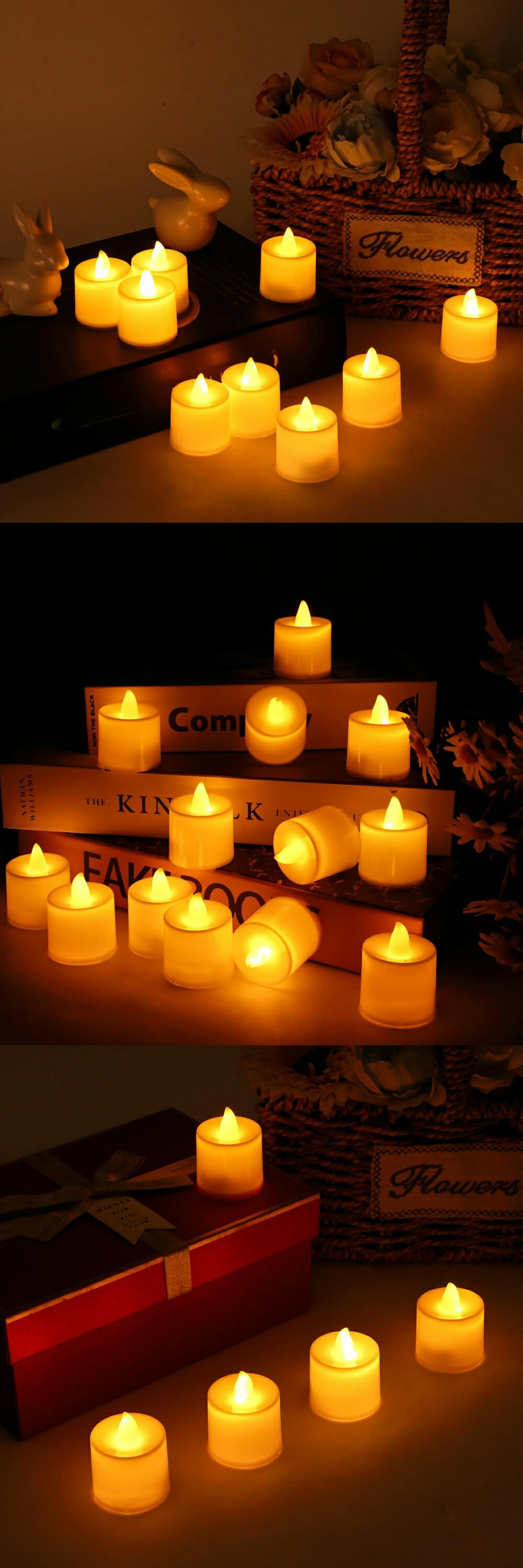 楽天市場】【3/1限定全店ポイント5倍】【24個セット】キャンドルライト