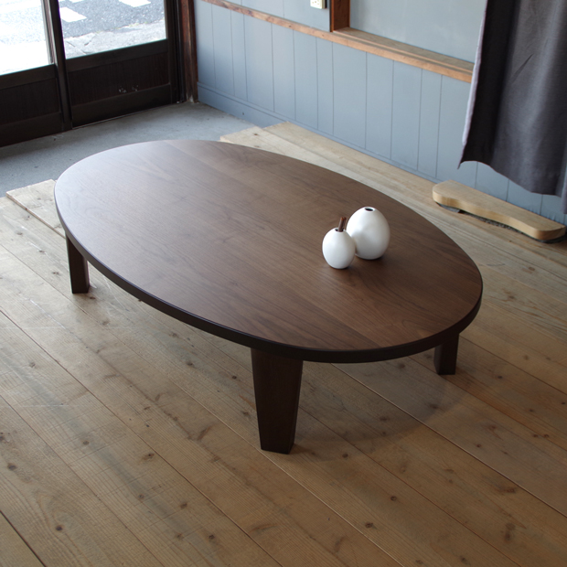 楽天市場】STAR LIGHT座卓 楕円形 折れ脚 テーブル 120×80 ナラ