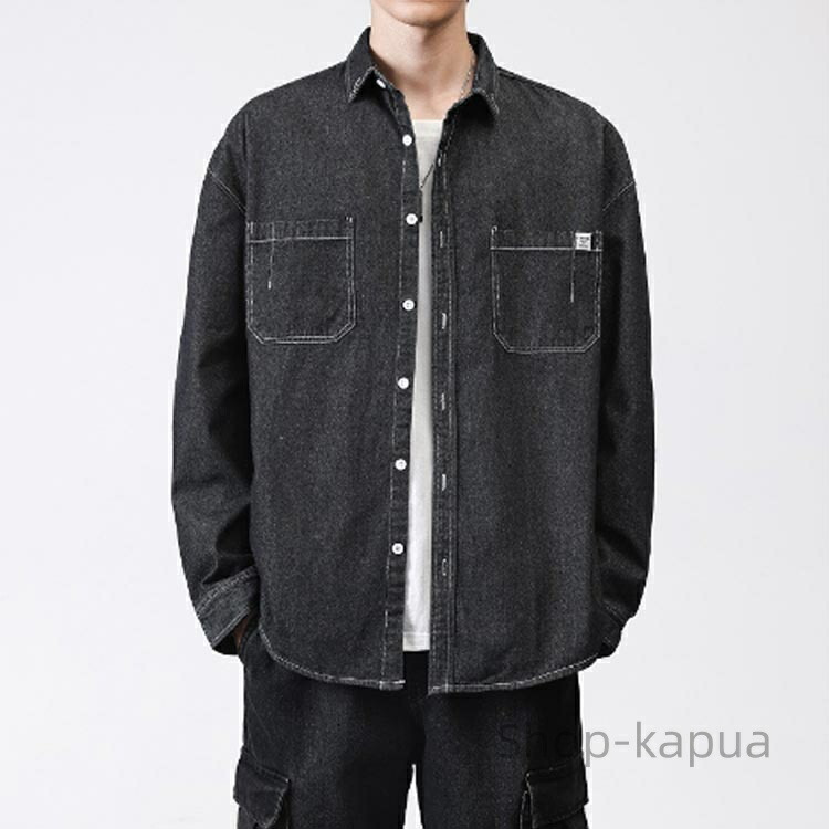 楽天市場】【送料無料】デニムシャツ メンズ 長袖 春 秋 冬 ダンガリー