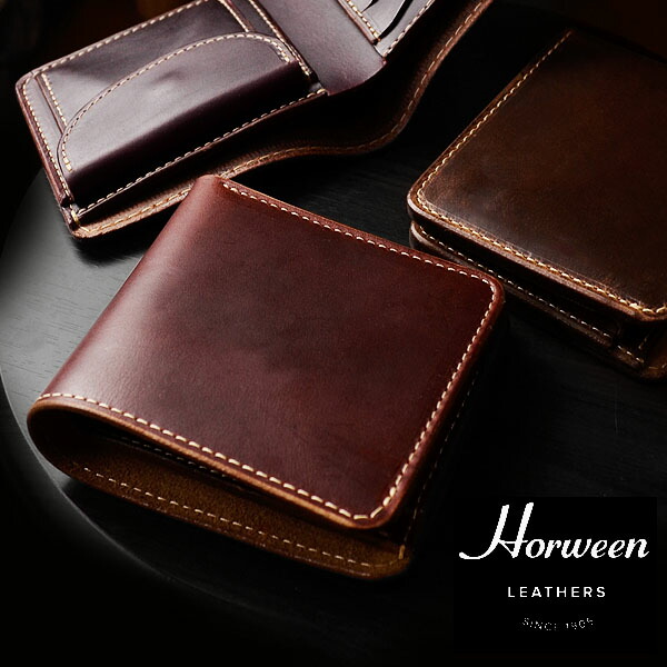 楽天市場】二つ折り財布 メンズ 牛革【送料無料】ホーウィン社クロム