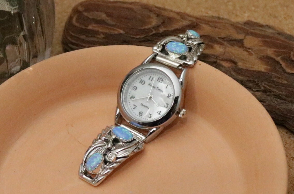 楽天市場】インディアンジュエリー・ナバホ族 リーフ飾り・ブルーの