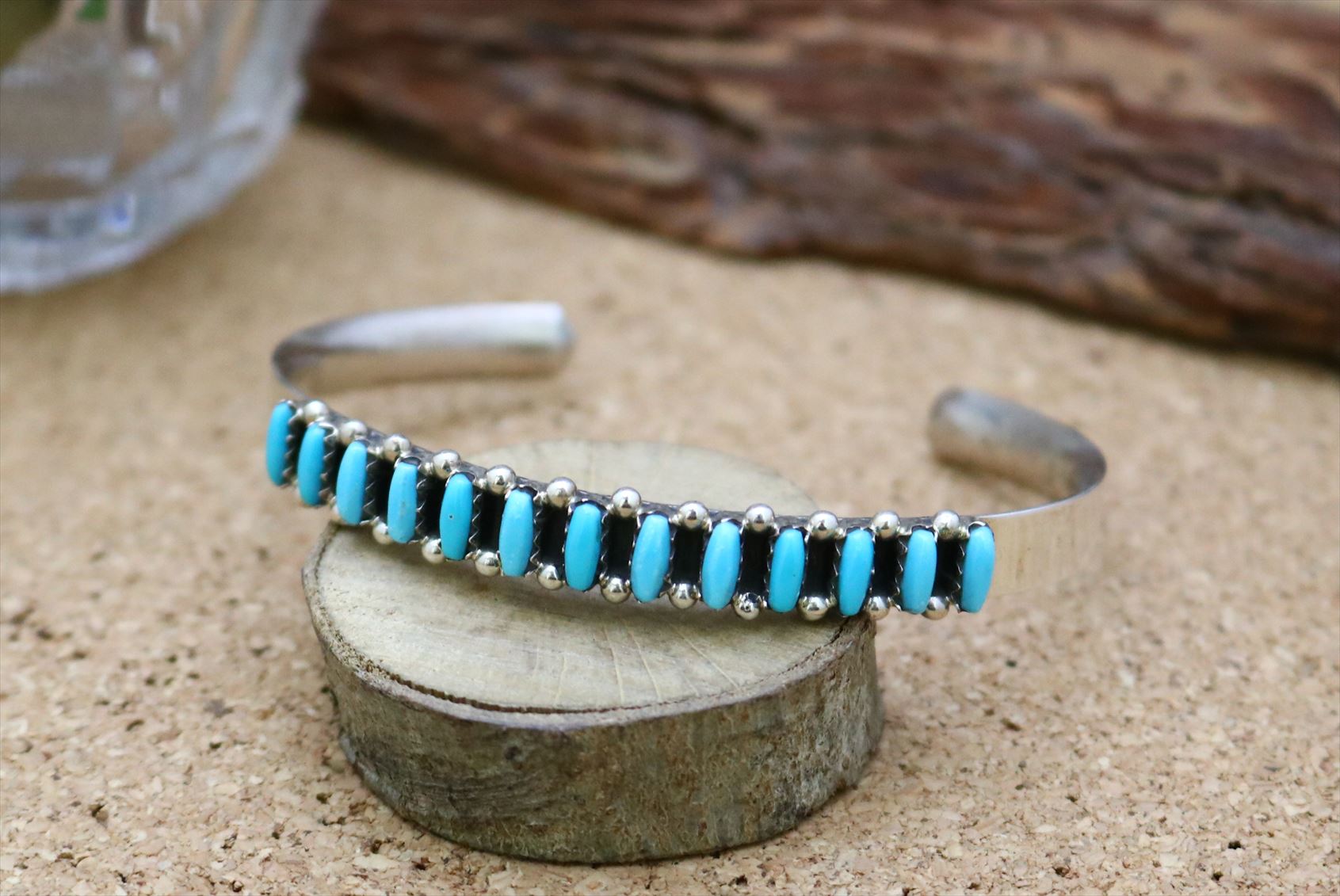 楽天市場】インディアンジュエリー ズニ族 ターコイズ バングル