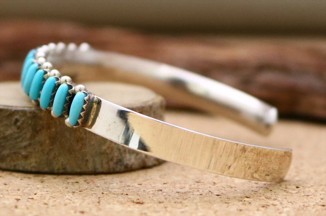 楽天市場】インディアンジュエリー ズニ族 ターコイズ バングル