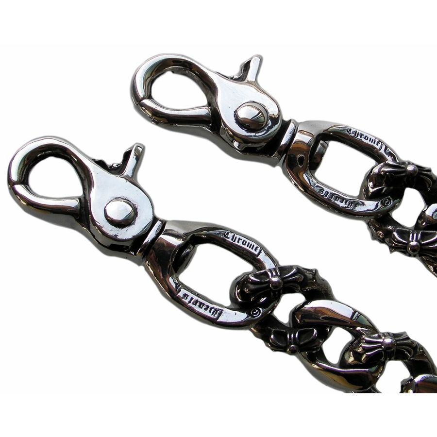 楽天市場】CHROME HEARTS LONG FANCY WALLET CHAIN W/ 2 CLIPS クロム