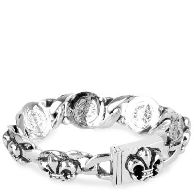 楽天市場】CHROME HEARTS BS FLEUR LINK BRACELET クロムハーツ BS